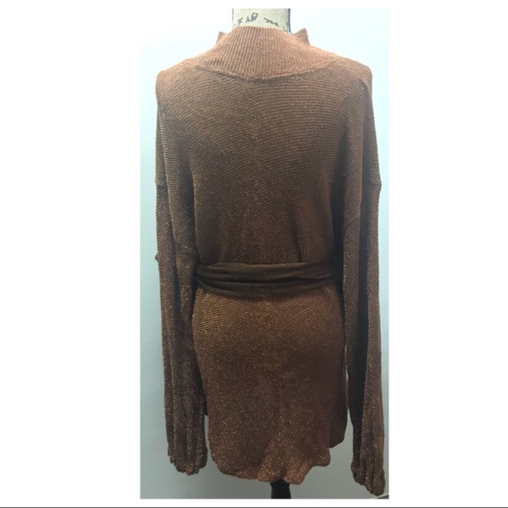 FREE PEOPLE KNIT LONG SLEEVE DRESS - Picture 6 of 8